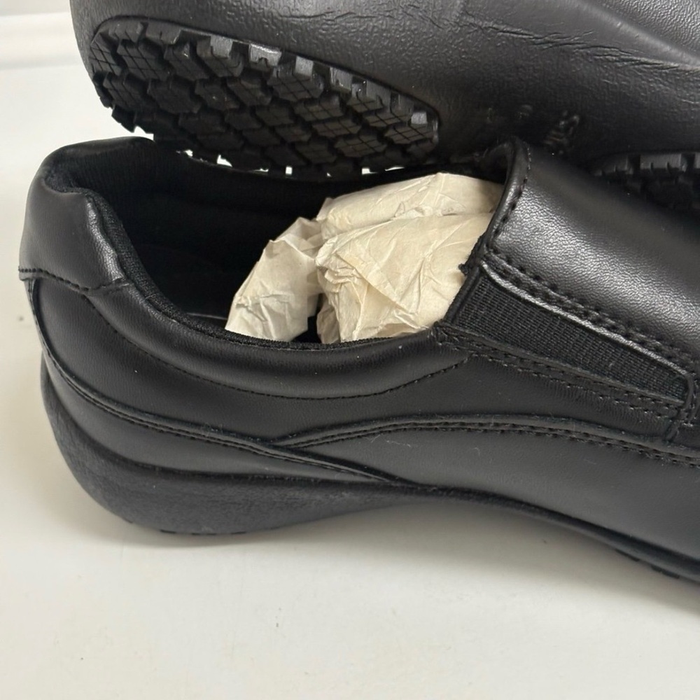 SafeTStep Women’s Size 5.5W Slip-Resistant Work Shoes Black Comfort Insole Non-S - Picture 4 of 10